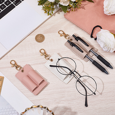 3Pcs PU Keychains KEYC-CL0001-49A-1