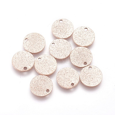Ion Plating(IP) 304 Stainless Steel Charms STAS-E455-02RG-10mm-1