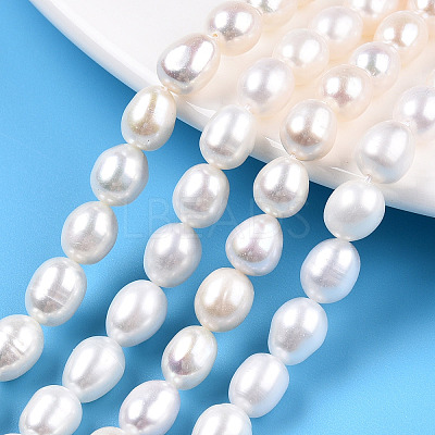 Natural Cultured Freshwater Pearl Beads Strands LS-PEAR-N012-07K-1