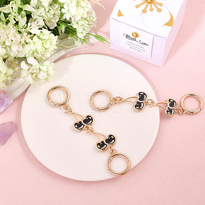 Zinc Alloy Chain Link Purse Strap Extenders AJEW-WH0479-46B-1