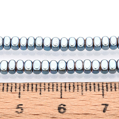 Electroplated Synthetic Non-magnetic Hematite Beads Strands G-T139-61C-1