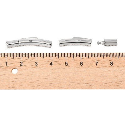 Tarnish Resistant 316 Surgical Stainless Steel Bayonet Clasps X-STAS-I013-3mm-1