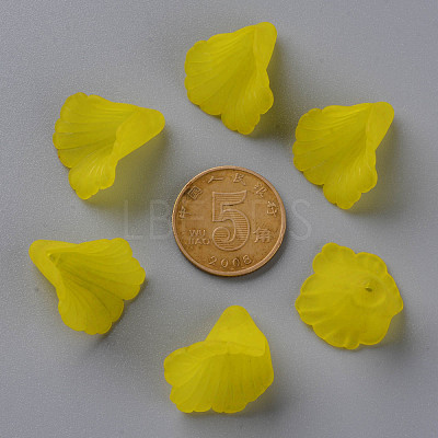 Transparent Acrylic Bead Caps X-PL551-C09-1