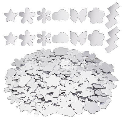 210 7 Styles Self Adhesive Acrylic Cabochons DIY-PH0023-16A-1