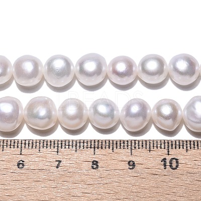 Natural Cultured Freshwater Pearl Beads Strands PEAR-N014-08I-01-1