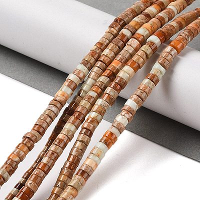 Natural Imperial Jasper Beads Strands G-Q171-A01-01F-1