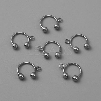 304 Stainless Steel Ear Cuff Findings FIND-WH0110-492P-1