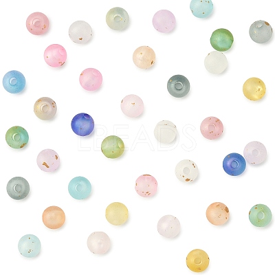 360Pcs 12 Colors Frosted Transparent Acrylic Beads OACR-FS0002-23-1