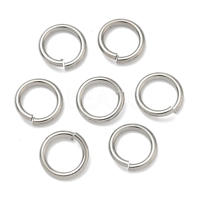 Tarnish Resistant 304 Stainless Steel Open Jump Rings STAS-R065-38-1