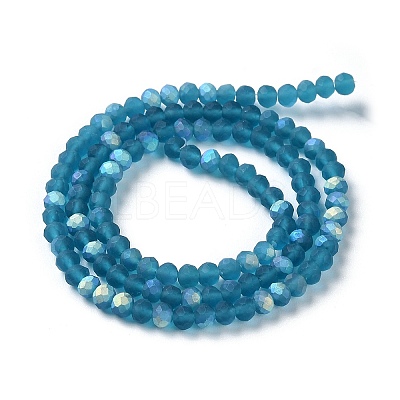 Imitation Jade Glass Beads Strands EGLA-A034-T3mm-MB27-1