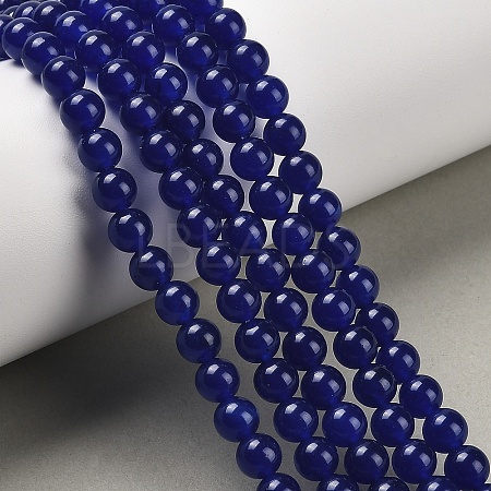 Natural & Dyed Malaysia Jade Bead Strands X-G-A146-6mm-A22-1
