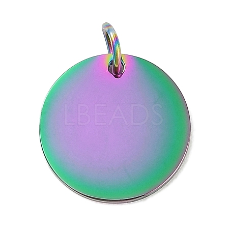 Ion Plating(IP) 304 Stainless Steel Pendants STAS-I311-32E-RC-1