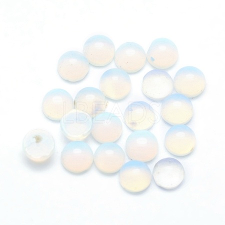Opalite Cabochons G-P393-R10-4mm-1