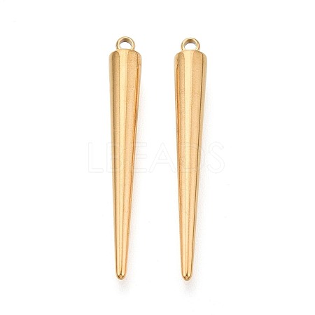 304 Stainless Steel Pendants STAS-T075-22C-G-1