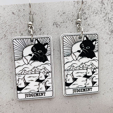 Cartoon Theme Acrylic Dangle Earrings FS-WG40F70-12-1