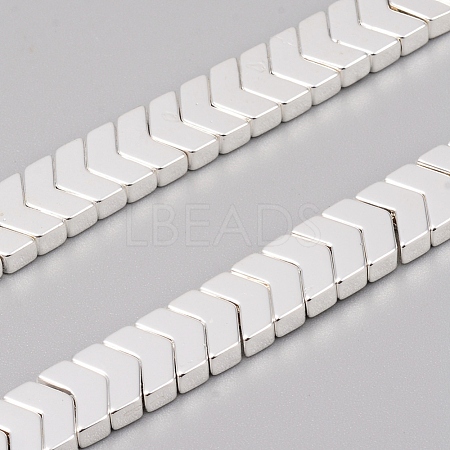 Electroplated Non-magnetic Synthetic Hematite Beads Strands G-F682-04A-S-1