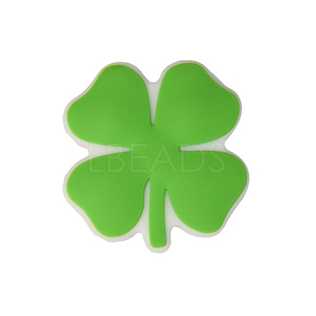 Clover Food Grade Silicone Beads PW-WG44937-02-1