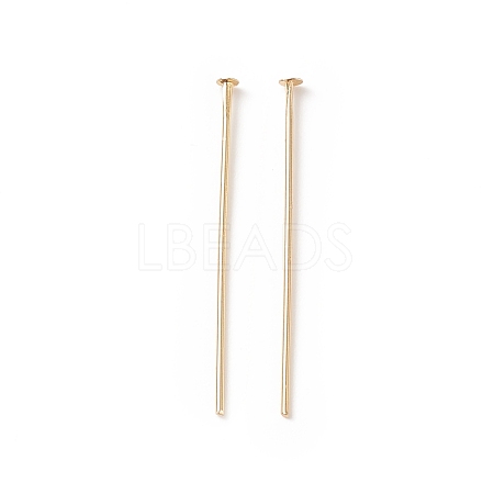 Brass Flat Head Pins KK-WH0058-03B-G02-1