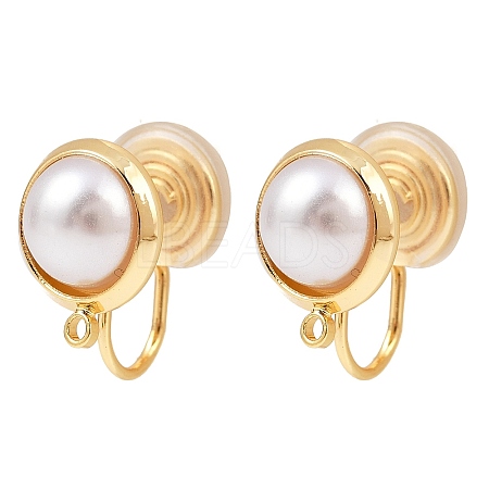 Half Round Brass Ear Cuff Findings KK-F902-02G-1