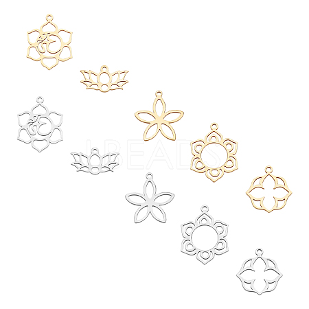 201 Stainless Steel Pendants STAS-UN0014-08-1