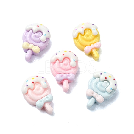 Macaron Color Opaque Resin Decoden Cabochons X-CRES-Q221-01C-1