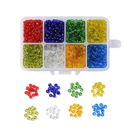 Glass Seed Beads SEED-JP0007-15-4mm-1