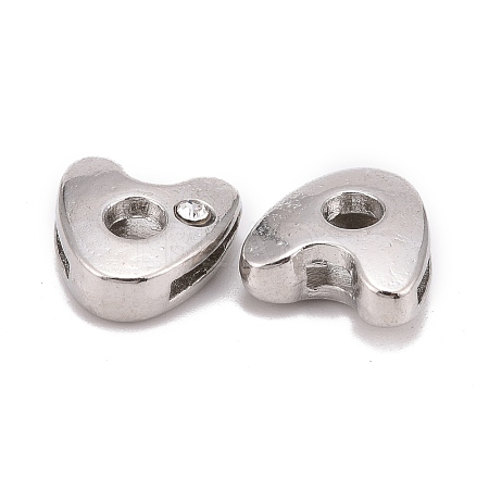 Letter Slider Beads for Watch Band Bracelet Making ALRI-O012-A-NR-1