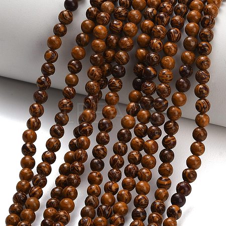 Natural Miriam Stone Beads Strands G-G0003-C05-4mm-1