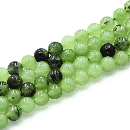 Natural Quartz Beads Strands G-N355-6mm-02-1