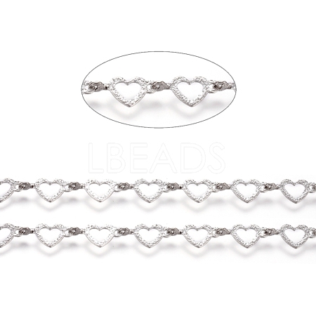 Brass Handmade Link Chains CHC-G006-10P-1