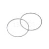 Non-Tarnish 304 Stainless Steel Linking Ring X-STAS-T047-15N-2