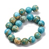 Dyed Natural Regalite/Imperial Jasper/Sea Sediment Jasper Beads Strands G-B124-C03-05-5