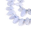 Natural Blue Lace Agate Beads Strands G-Z091-A37-3