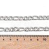 6MM 304 Stainless Steel Figaro Chain Necklaces NJEW-G203-02P-5