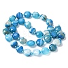 Natural Banded Agate Beads Strands G-C116-A86-01E-3