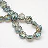 Electroplate Glass Beads Strands EGLA-Q063-04-2