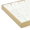 18 Grids Imitation Leather Jewelry Pendant Trays CON-G023-04B-3