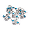 Alloy Enamel Chandelier Component Links ENAM-EA9734Y-4-1