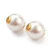 Plastic Imitation Pearl Beads STAS-Z009-01A-G-2