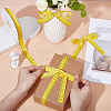 Polyester Grosgrain Ribbon OCOR-WH0082-492-4