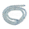 Natural Aquamarine Beads Strands G-D327-B01-5mm-3
