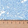 Opaque Colours Luster Glass Seed Beads SEED-B001-01A-07-4
