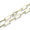 Brass Paperclip Chains MAK-S072-14D-14KC-1