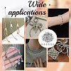70Pcs 303 Stainless Steel European Beads STAS-NB0001-96A-5