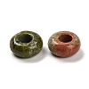 Natural Unakite European Beads G-R488-02M-2