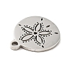 Non-Tarnish 201 Stainless Steel Pendants X-STAS-E015-04P-3