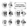 Unicraftale 10Pcs 5 Style 304 Stainless Steel Beads STAS-UN0043-53-4