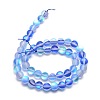 Synthetic Moonstone Beads Strands X-G-F142-8mm-08-2