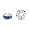 Brass Grade A Rhinestone Spacer Beads RSB036NF-14-3