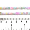 Rainbow Color Dyed Natural Freshwater Shell Beads Strands SHEL-G018-02D-4